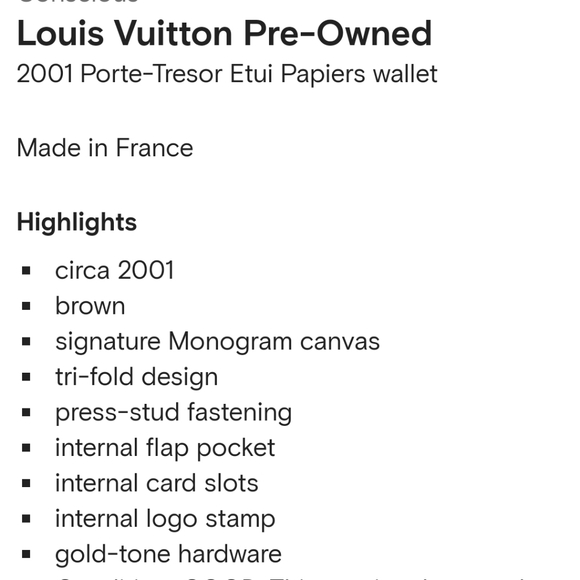 ❣️Louis Vuitton Porte-Tresor Etui Papiers Wallet❣️ - Picture 16 of 16